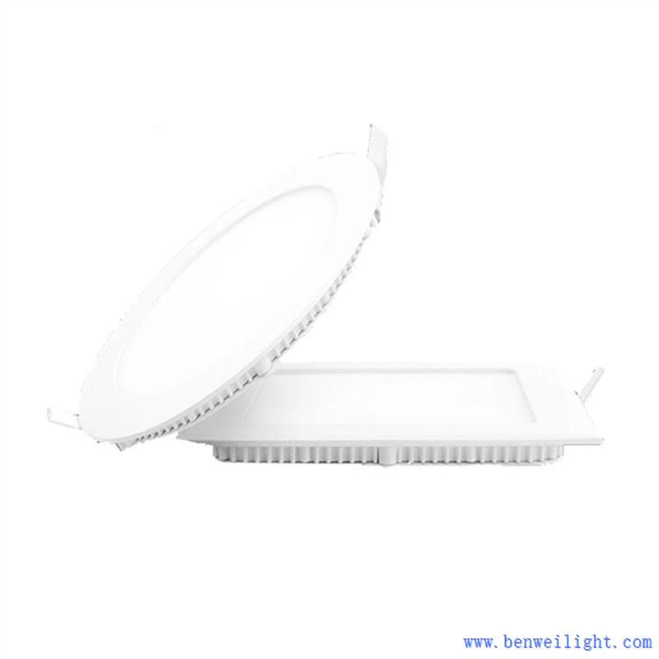 12W rundt led panellys