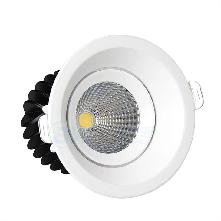Brandklassificerede indbyggede LED -downlights