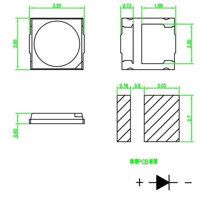 Led Chips SMD 3030 Leds