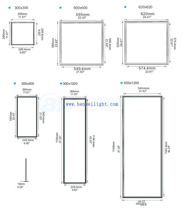 2x4 led flat panel 4000k