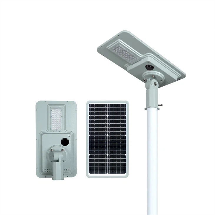 Solcellebaseret LED gadelys