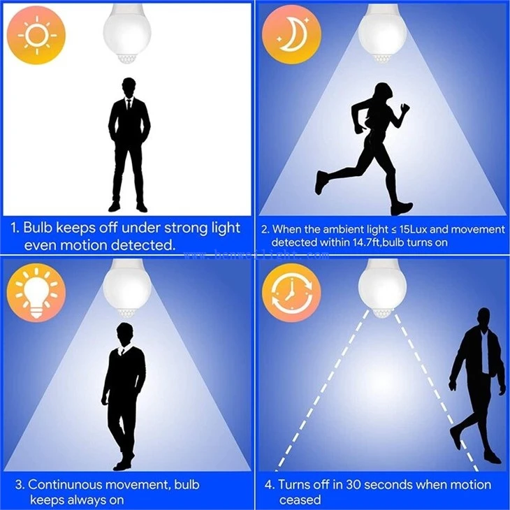 Motion Sensor Light Bulbs detail