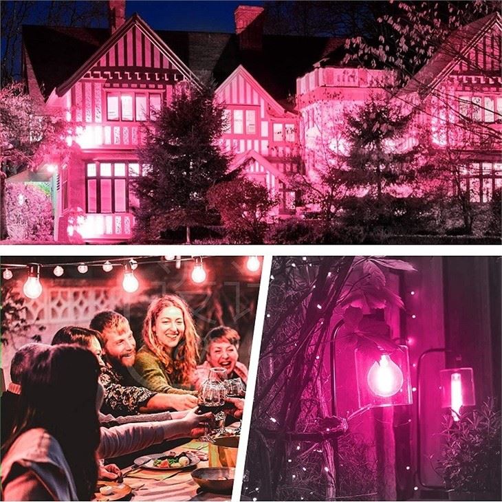 pink light bulbs application