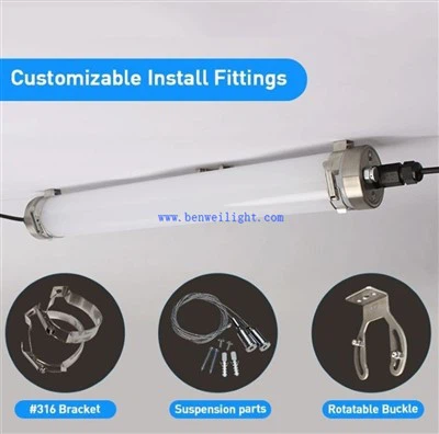 IP69K 1200mm 36w Led belysning til malkekøer