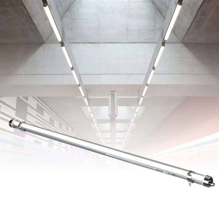 Industrial LED Linear Light IP65-IP69K Waterproof 140LM/W Commercial Factory Lighting AC 220V suppliers