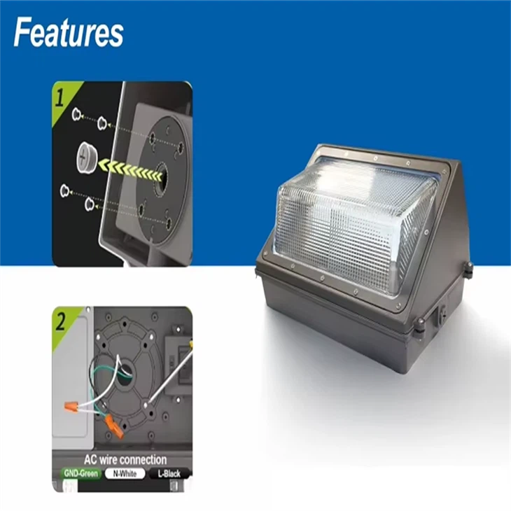 50K MVOLT DDBTXD Wall Pack, 2, 950 Lm, 22 W Fixture Watt high quality