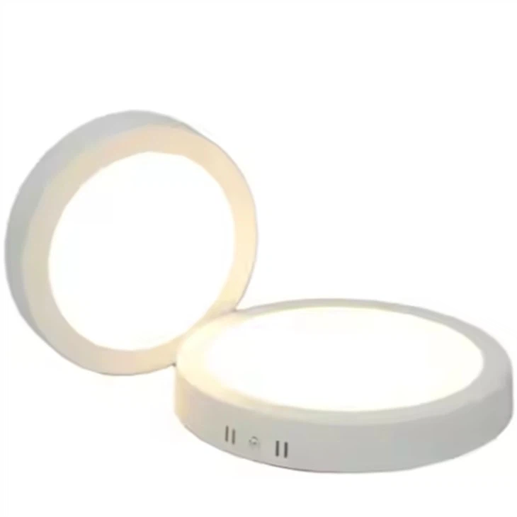 Led rund overflademonteret panel loftslys