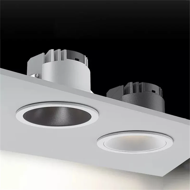 Recessed LED Downlight – 7-40W Anti-Glare, Die-Cast Aluminum For Commercial Use