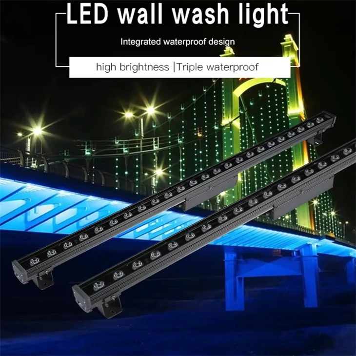 RGBW LED Wall Washer Light Bars Vandtæt