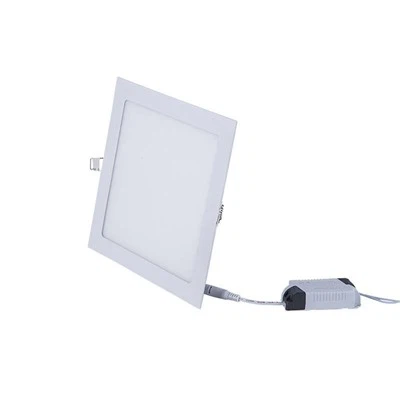 6" LED firkantet panellys