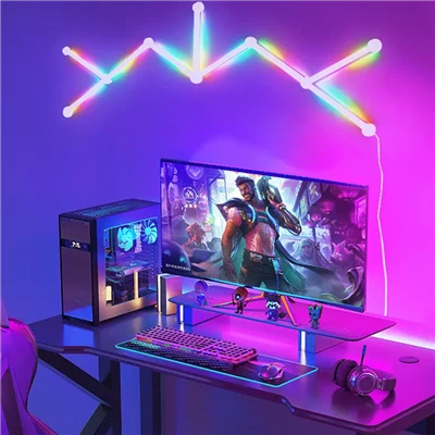 Smart RGB LED-væglamper – Musiksynkronisering og indretning af spillerum
