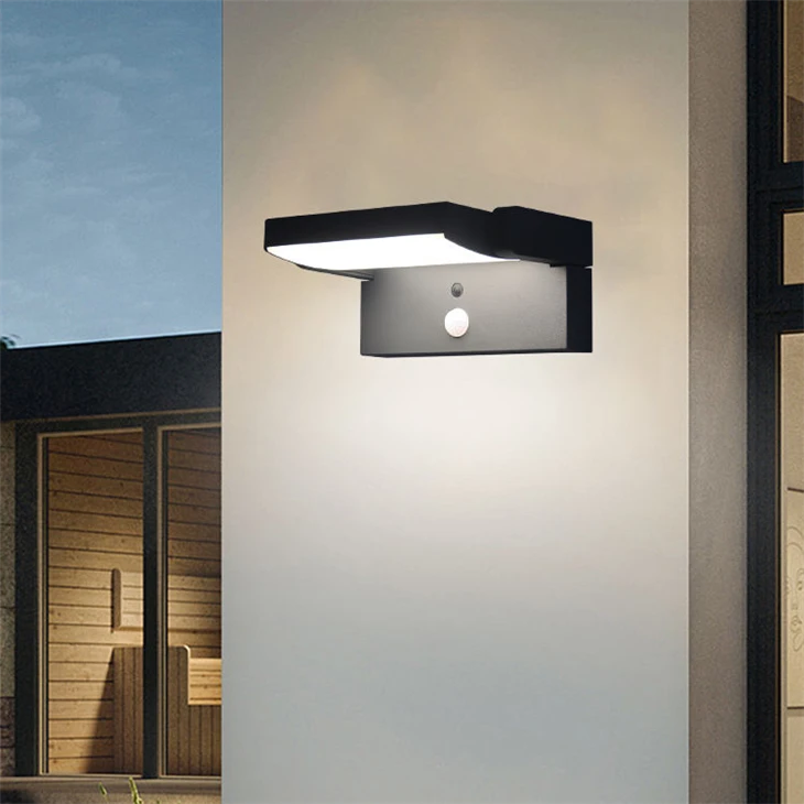 Solar Wall Bracket Light - IP54 Waterproof Outdoor Lighting